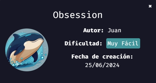 Dockerlabs - Obsession
