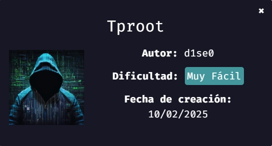 Dockerlabs - Tproot