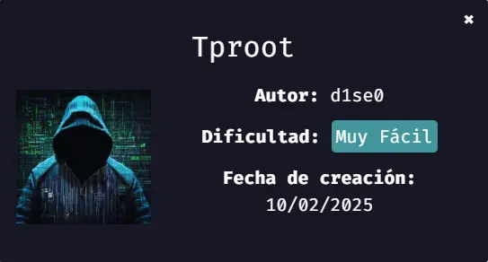 Dockerlabs - Tproot