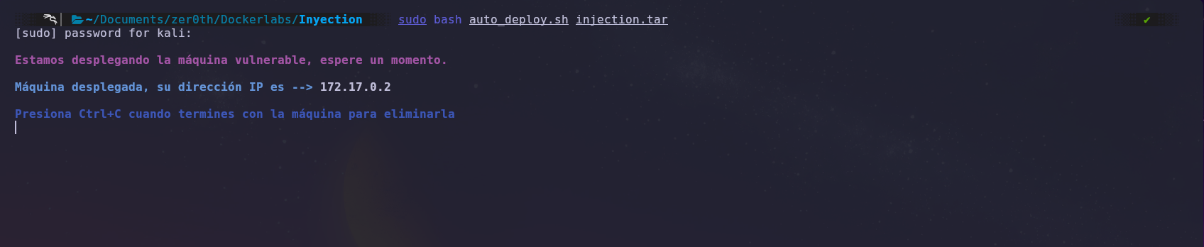Deploy MAchine