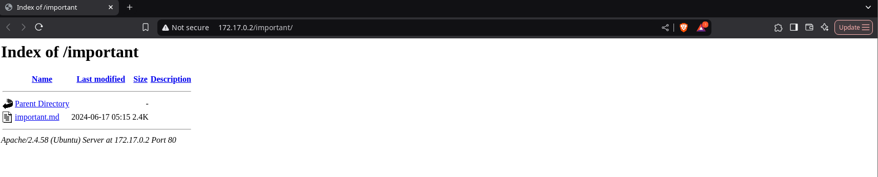 Important directory