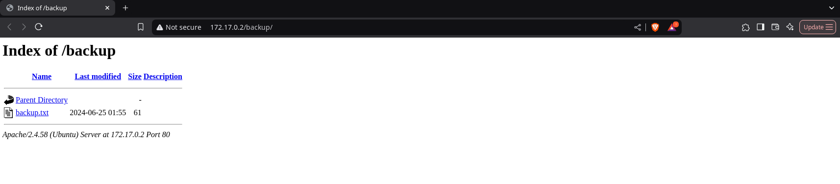 Backup directory