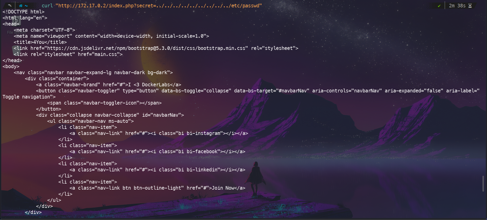 Fuzzing attack