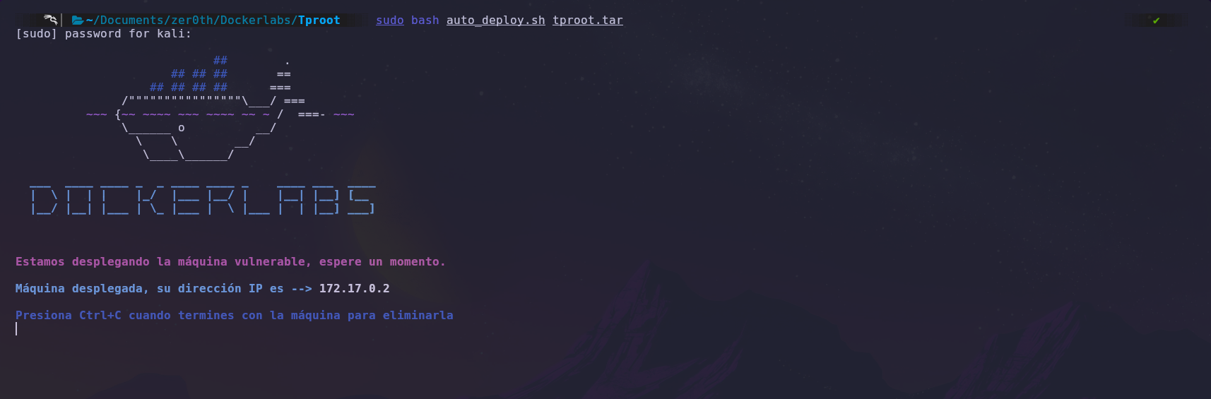 Deploy Machine