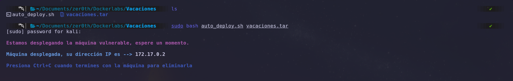 Deploy Machine